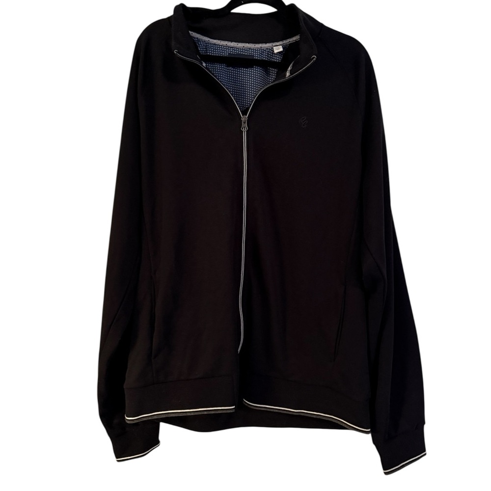 Robert Graham Men's Black zippered sweater